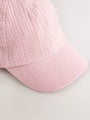 Pink Bow Back Cap (3mths-10yrs) - Size 3-9 Months (62-74cm)
