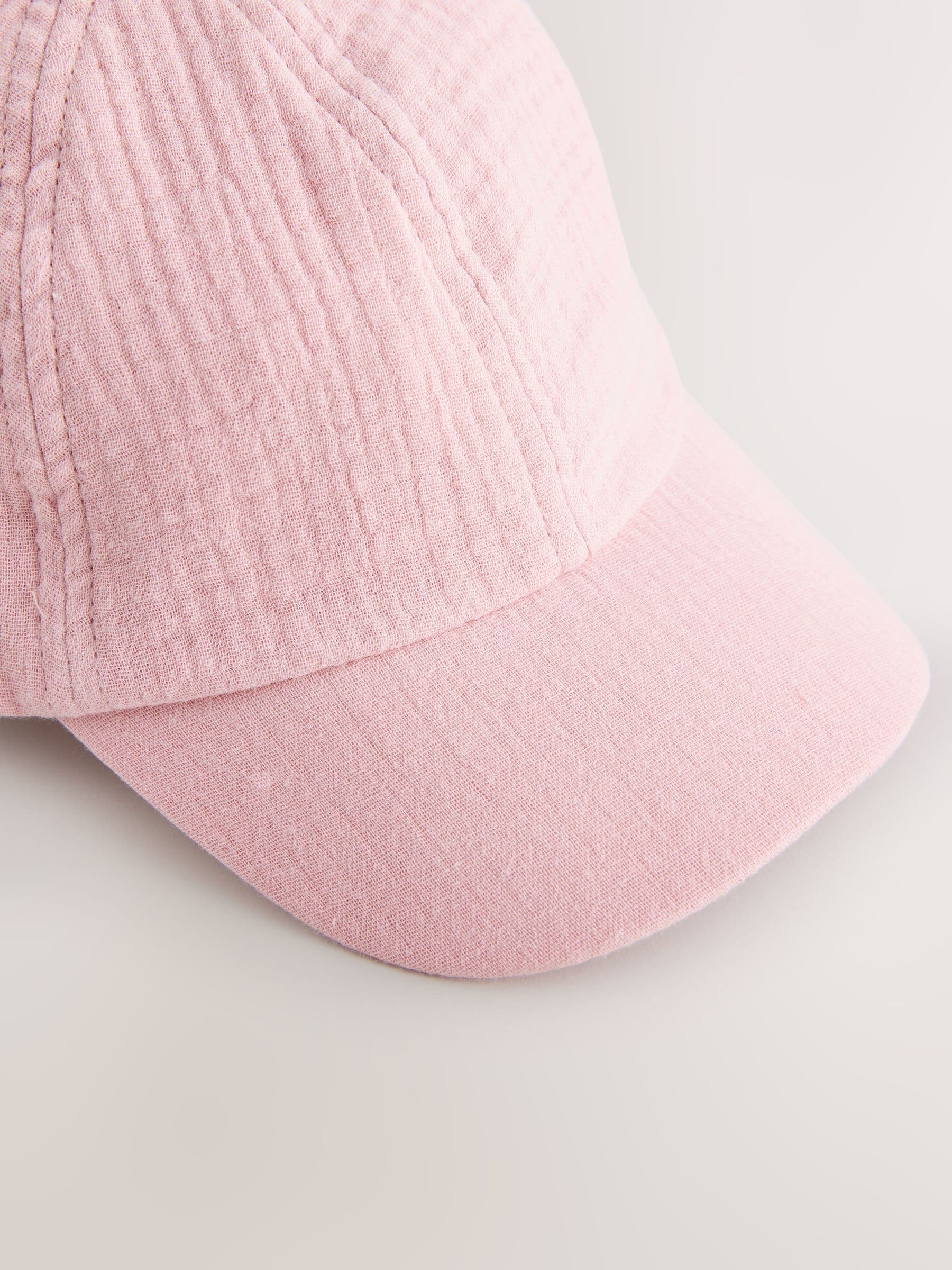 Pink Bow Back Cap (3mths-10yrs) - Size 3-9 Months (62-74cm)