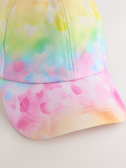 Pink/Purple Pattern Cap (1-13yrs) - Size 1-2 Years (80-92cm)