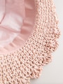 Pink Straw Sun Hat (3mths-13yrs) - Size 1-2 Years (80-92cm)