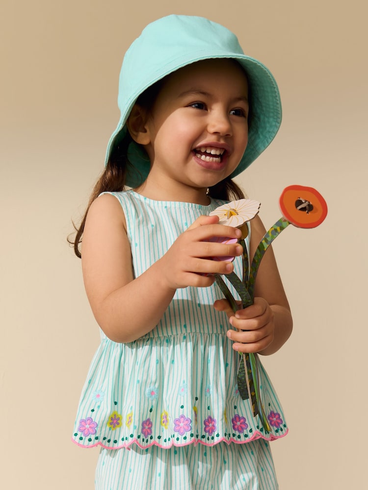 Mint Green Bucket Hat (3mths-16yrs) - 11-13 Years (146-158cm)