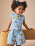 Denim Ladybug Print Character Set (3mths-7yrs) (3mths-7yrs) - Denim Ladybug Print Character / 12-18 Months (80-86cm)