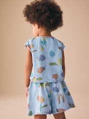Denim Ladybug Print Character Set (3mths-7yrs) (3mths-7yrs) - Size 3-6 Months (62-68cm)