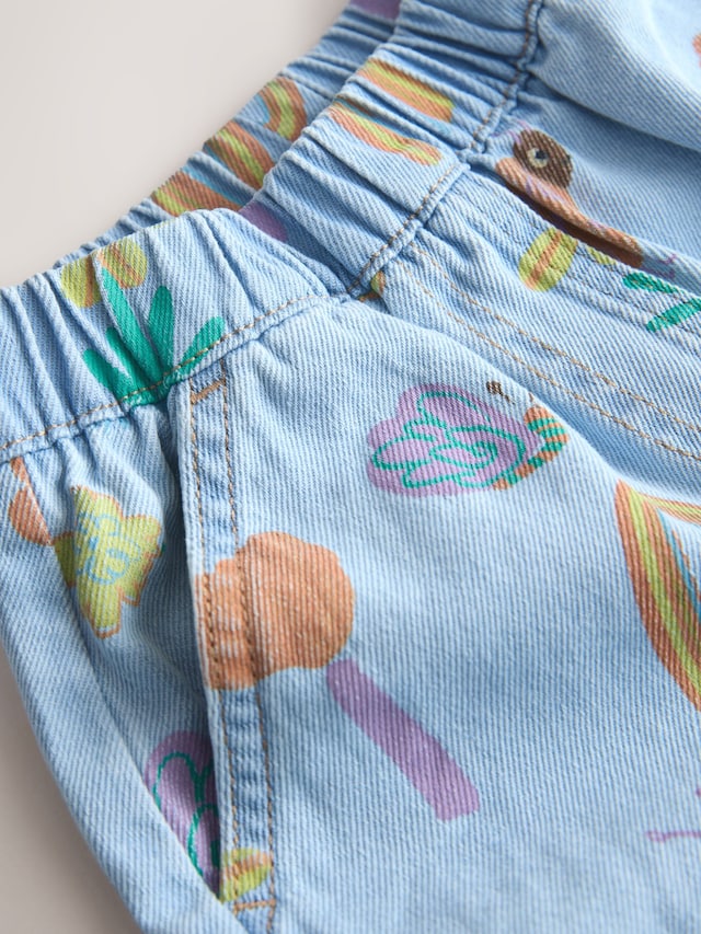 Denim Ladybug Print Character Set (3mths-7yrs) (3mths-7yrs) - Size 3-6 Months (62-68cm)