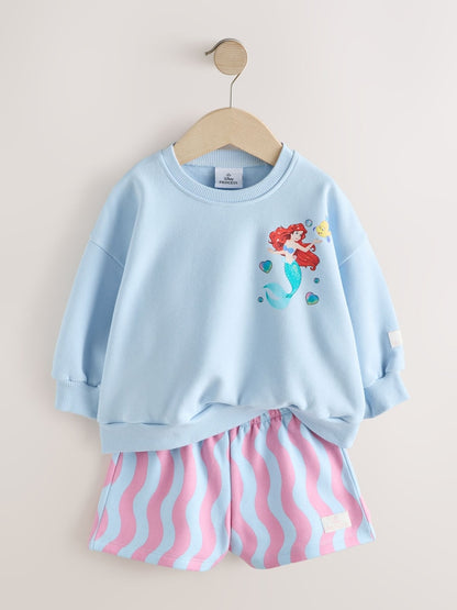 Blue Ariel Ariel Sweatshirt &amp; Shorts Set (3mths-7yrs)