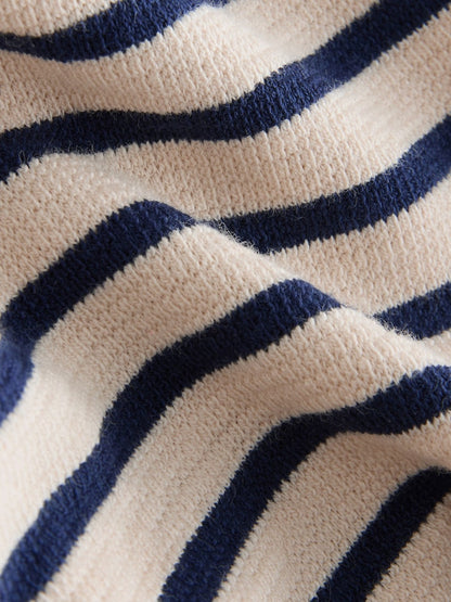 Ecru White Striped Textured Sweat Top and Shorts Set (3mths-7yrs) - Size 3-6 Months (62-68cm)