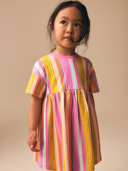 Rainbow Essential Jersey Dress (3mths-7yrs)