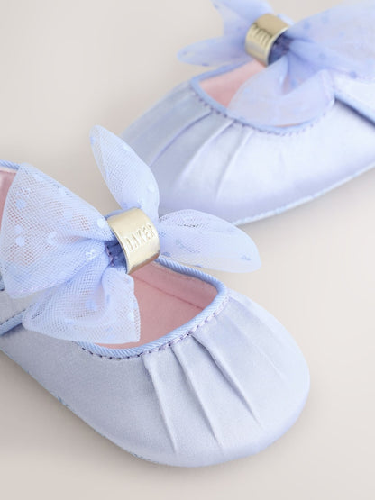 Baker by Ted Baker Padders Shoes With Bow - Size Up To 3 Months (50 - 62cm)