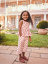Cath Kidston Pink Strawberries Blouse And Trousers Set (3mths-8yrs) - Pink Strawberries / 12-18 Months (80-86cm)