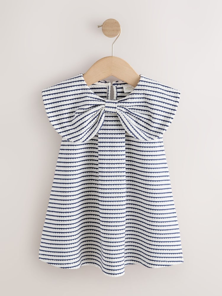 Monochrome Bow Collar