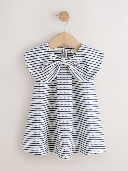 Monochrome Bow Collar