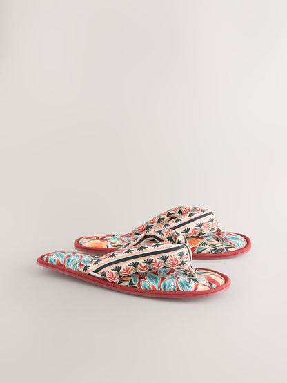 Image 40: Abstract Toe Thong Slippers - Image 4 of 7