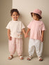 Pink/Blue Top & Trousers Set 2 Pack (3mths-7yrs) - Pink/Blue / 12-18 Months (80-86cm)