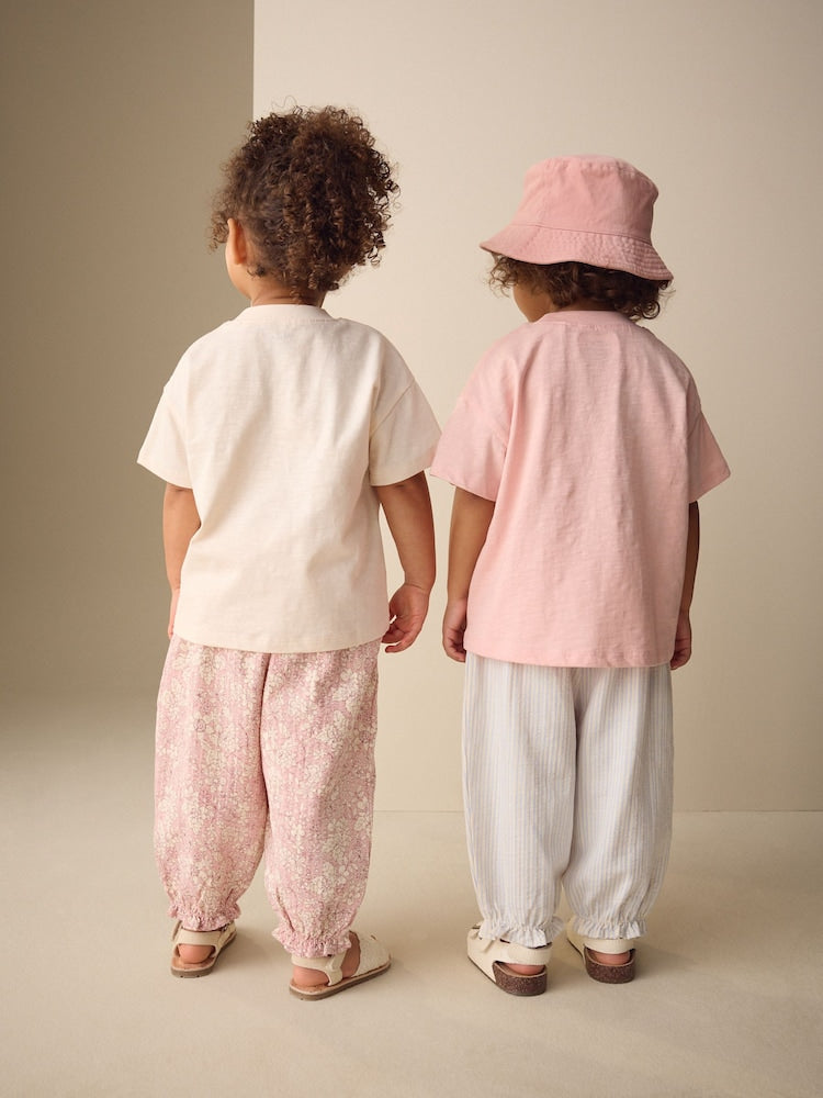 Pink/Blue Top &amp; Trousers Set 2 Pack (3mths-7yrs)