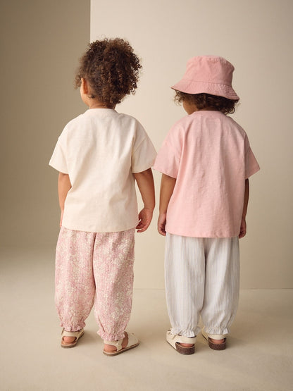 Pink/Blue Top &amp; Trousers Set 2 Pack (3mths-7yrs)