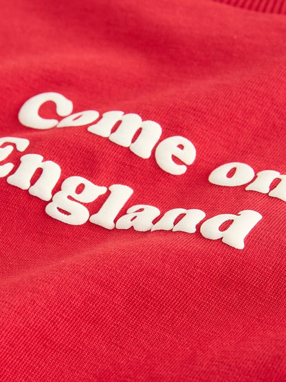 Red Short Sleeve Football Slogan T-Shirt (3mths-7yrs)