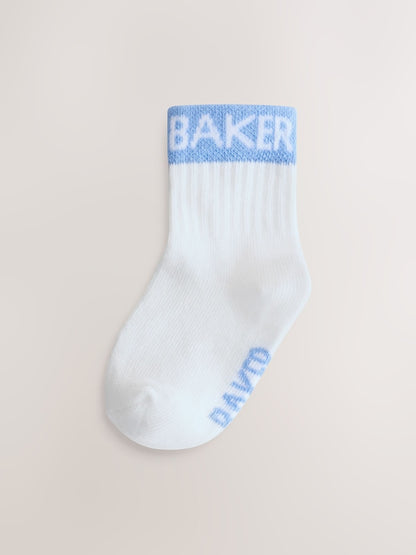Baker by Ted Baker Baby Socks 5 Pack - Size Up To 3 Months (50 - 62cm)