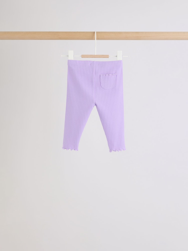 Multi Baby Leggings 4 Pack (0mths-2yrs) - Size 50cm (First Size)