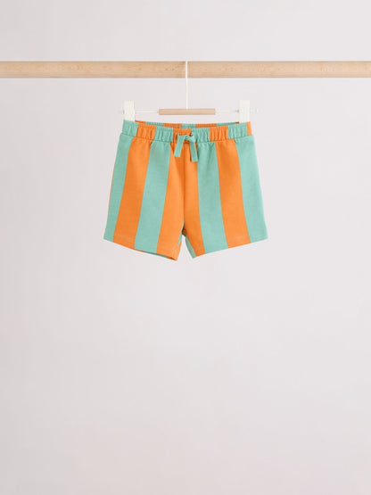 Green/Yellow Safari Animal Tops and Shorts Baby Set 6 Piece (0mths-3yrs)