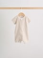 Ecru White Baby Rompers 3 Pack (0mths-3yrs) - Size 50cm (First Size)