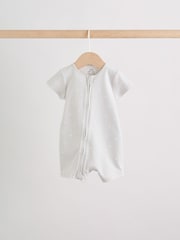 Ecru White Baby Rompers 3 Pack (0mths-3yrs) - Size 50cm (First Size)