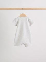 Ecru White Baby Rompers 3 Pack (0mths-3yrs) - Size 50cm (First Size)