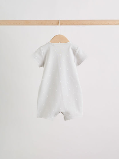 Ecru White Baby Rompers 3 Pack (0mths-3yrs) - Size 50cm (First Size)