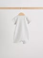 Ecru White Baby Rompers 3 Pack (0mths-3yrs) - Size 50cm (First Size)
