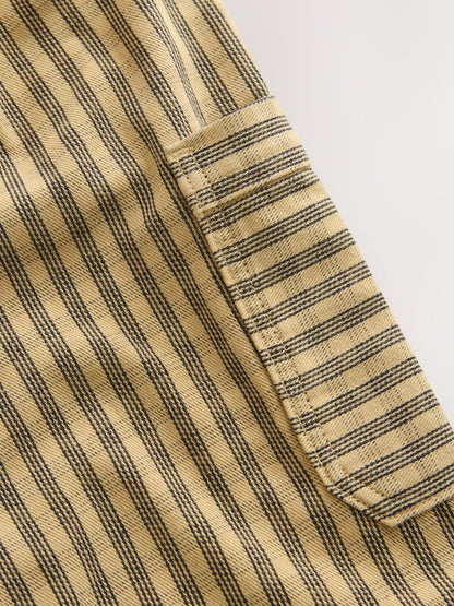 Yellow Print Side Pocket Wide Trousers (3mths-7yrs) - Size 3-6 Months (62-68cm)