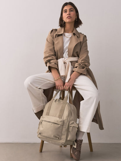 Mink Brown Travel Backpack - Size ONE