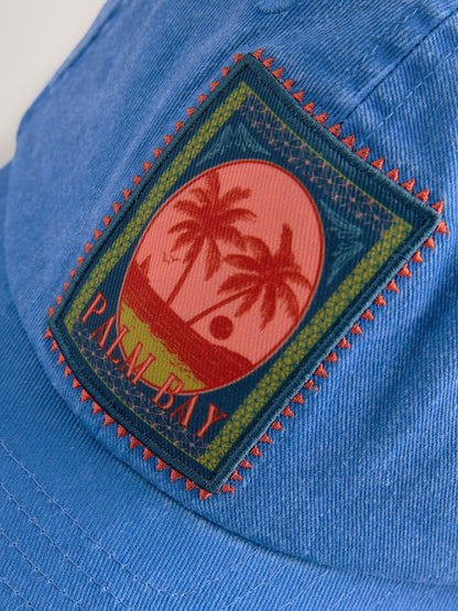 Blue Palm Baseball Cap (1-13yrs)