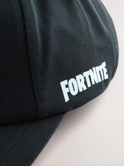 Black Fortnite Baseball Cap (3-16yrs)