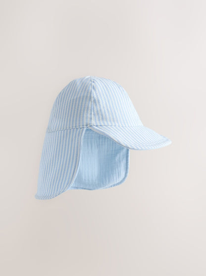 Blue/White Reversible Legionnaire Hat (3mths-10yrs)