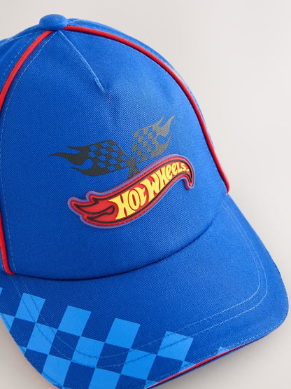 Blue/Red Hot Wheels Baseball Cap (1-10yrs) - Size 1-2 Years (80-92cm)