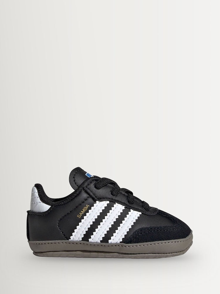 adidas Originals Black/White Samba Crib Trainers