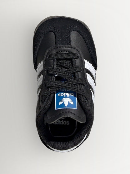 adidas Originals Black/White Samba Crib Trainers