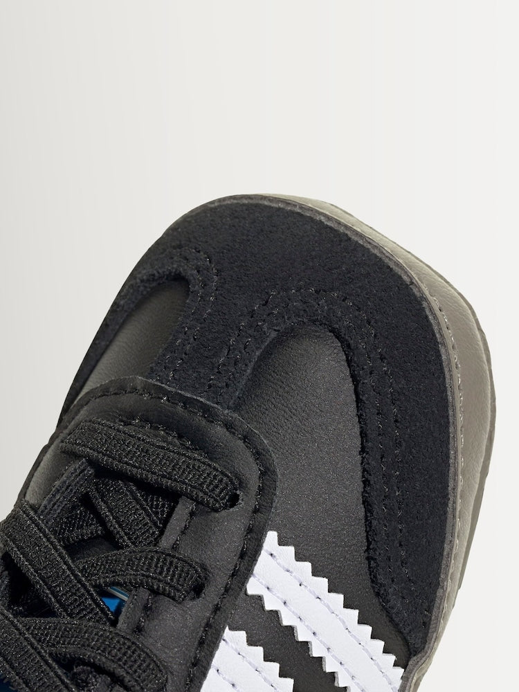 adidas Originals Black/White Samba Crib Trainers
