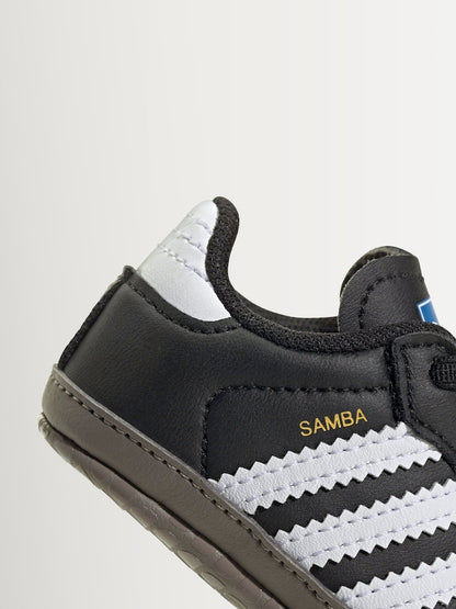 adidas Originals Black/White Samba Crib Trainers