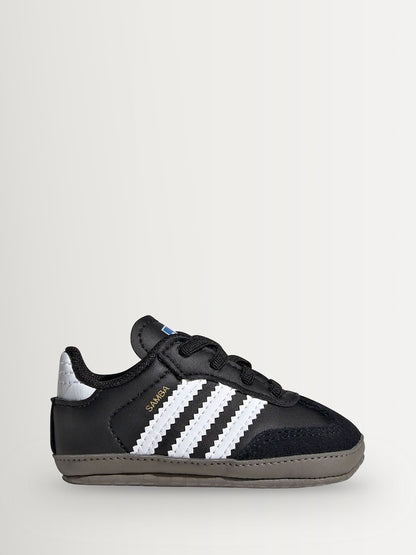 adidas Originals Black/White Samba Crib Trainers