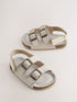 Baker by Ted Baker Baby Footbed Padders Sandals - Size UK 1 (EU 17) - Stone