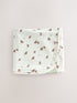 Neutral Hamish Cotton Baby Muslin Blanket - Size ONE - Neutral Hamish