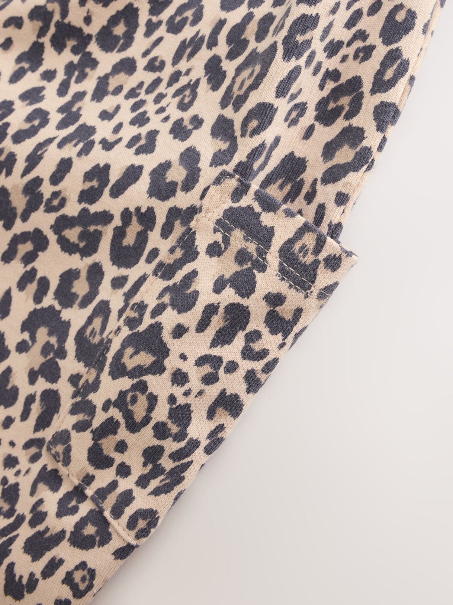 Leopard Print Baby Jersey Dungaree and Bodysuit 2 Piece Set (0mths-2yrs) - Size Up to 1 Month (56cm)