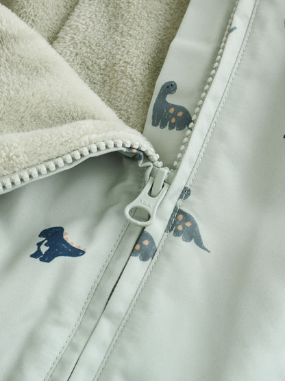 Green Dino Hooded Baby All-In-One (0mths-2yrs)