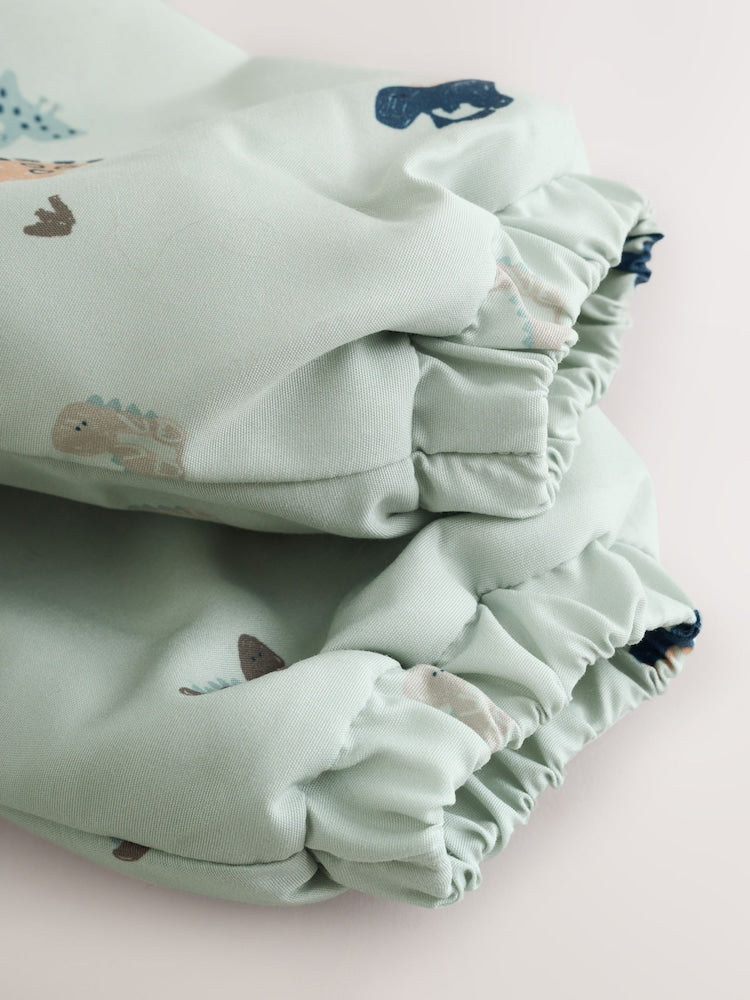 Green Dino Hooded Baby All-In-One (0mths-2yrs)