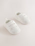 White Touch Fastening Baby Crawler Trainers (0-2mths)