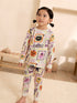 Multicoloured Patchwork Halloween Characters Snuggle Pyjamas (9mths-12yrs)