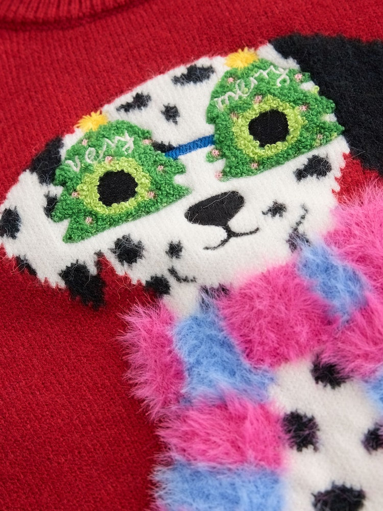 Dalmation Dog Red