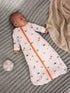 Checkerboard Cars 2.5 Tog Removable Sleeve Baby Sleep Bag - Up to 1 Month (50-56cm)