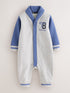 Baker by Ted Baker Grey/Blue Varsity Romper