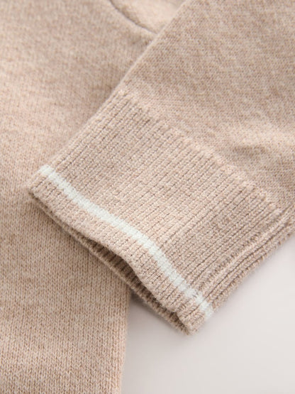 Baker by Ted Baker Neutral Knit Knitted Top and Joggers Set